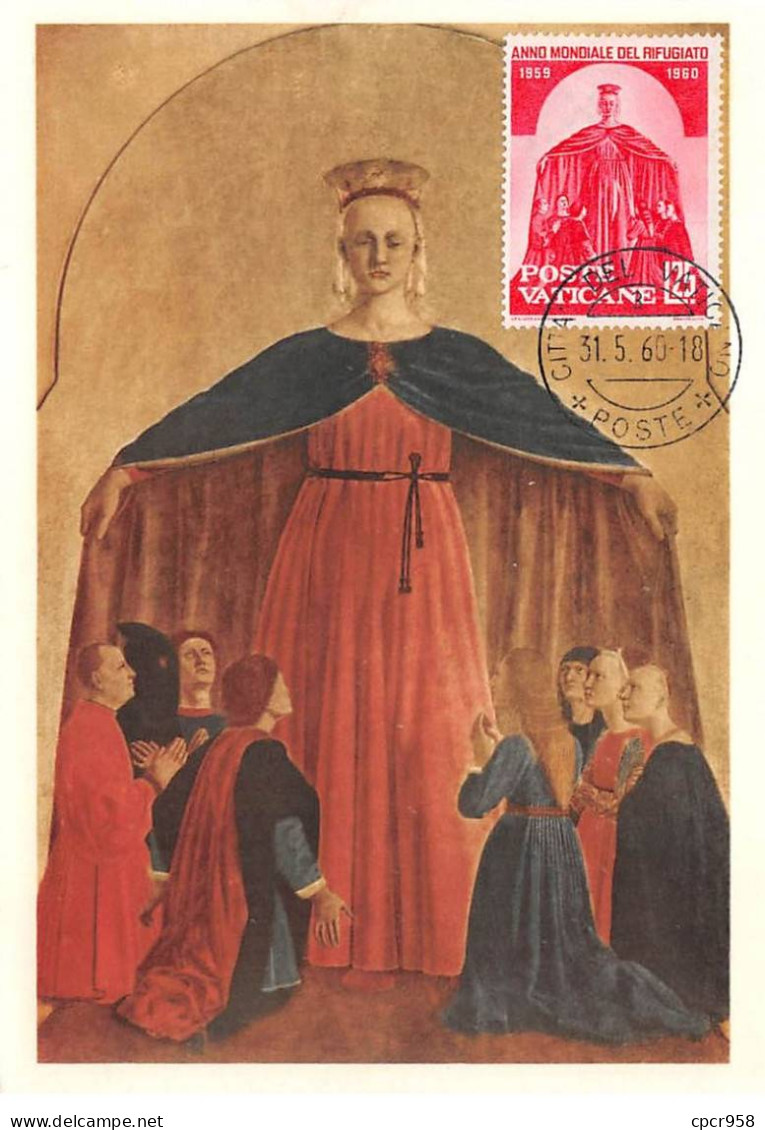 VATICAN.Carte Maximum.AM14052.1960.Cachet Vatican.Madonna Della Misericordia - Gebruikt