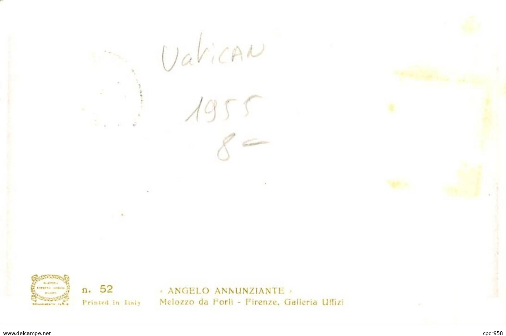 VATICAN.Carte Maximum.AM14046.15/05/1955.Cachet Vatican.Angelo Annunziante - Usati
