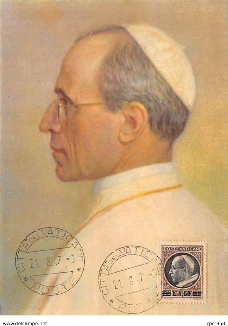 VATICAN.Carte Maximum.AM14037.1947.Cachet Vatican.Pius P.P. XII - ...-1929 Prephilately