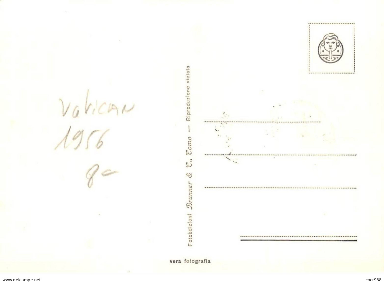 VATICAN.Carte Maximum.AM14051.1956.Cachet Vatican.Tamburini Della Guardia Svizzera - Usados