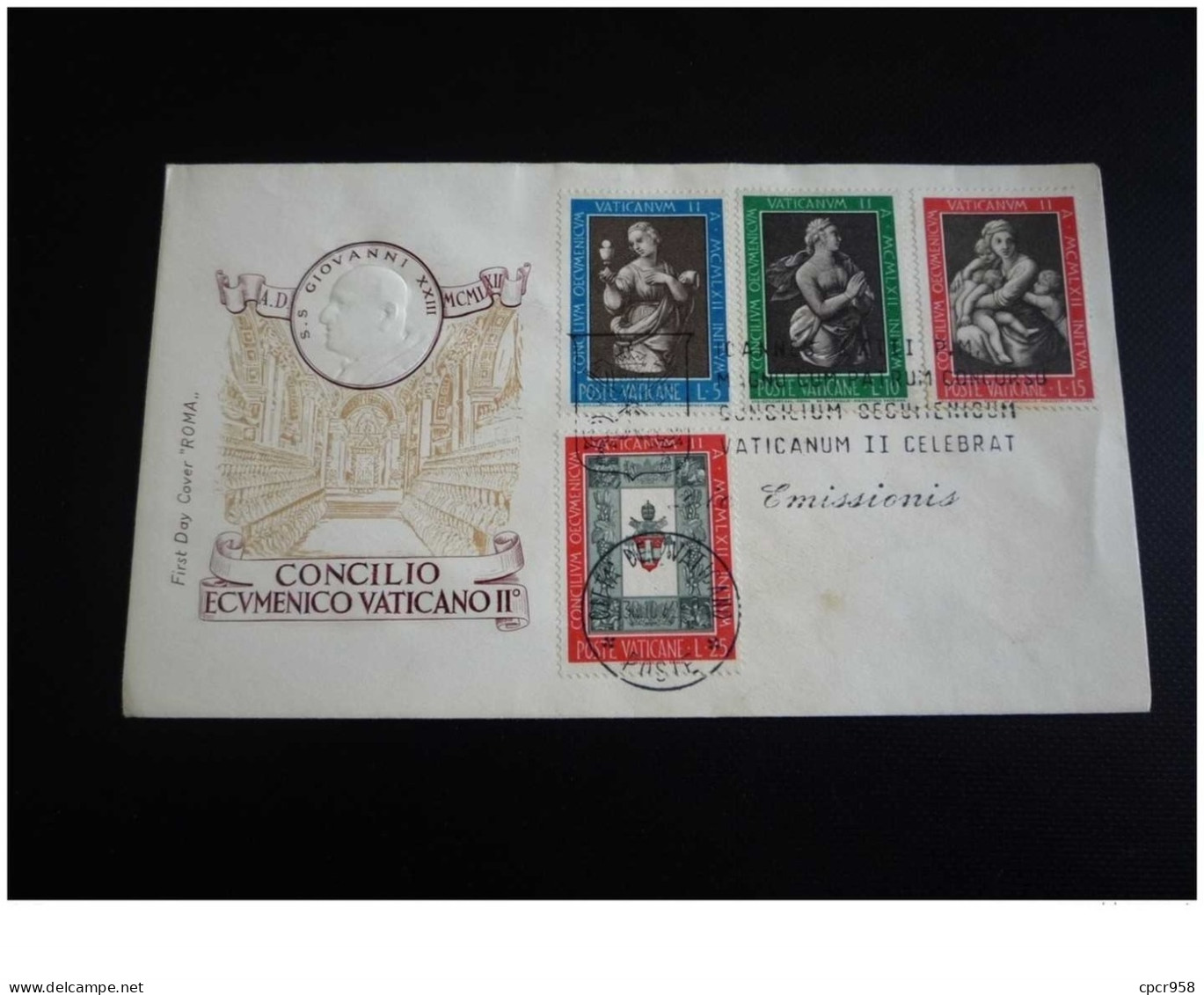 TIMBRES.n°28649.VATICAN.FDC.1962 - FDC
