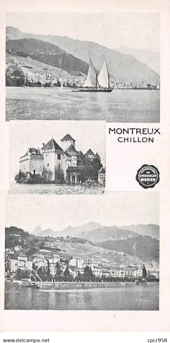 CHROMOS.AM22861.Chocolat Menier.Collection Ville.Vue D'ensemble Montreux Chillon - Menier