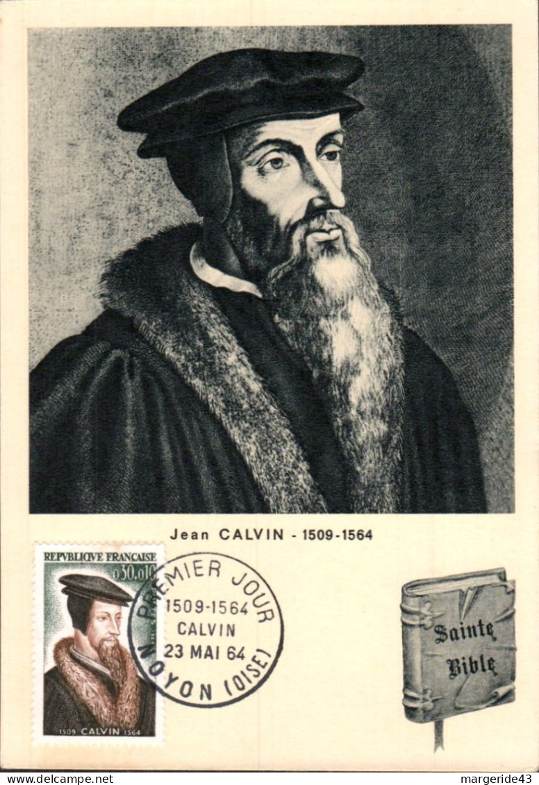 CARTE MAXIMUM 1964 CALVIN - 1960-1969