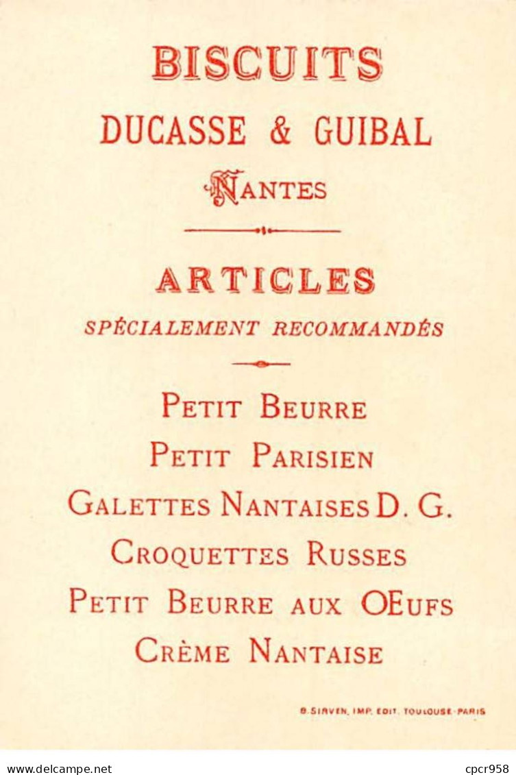 CHROMOS.AM23868.7x10 Cm Env.Petit Parisien.Biscuit Nouveau.Ducasse & Guibal.Femme Au Téléphone - Other & Unclassified