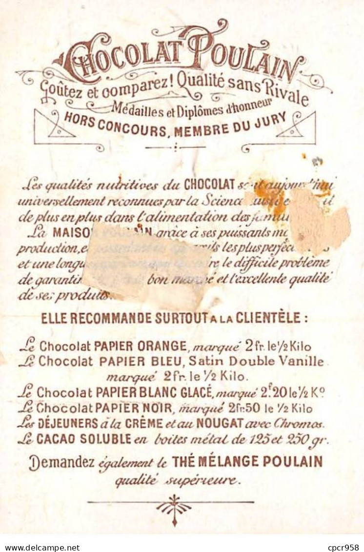 Chromos - COR14702 - Chocolat Poulain - Officiers étrangers - Hommes - Chevaux - 10x7 Cm Environ - En L'état - Poulain