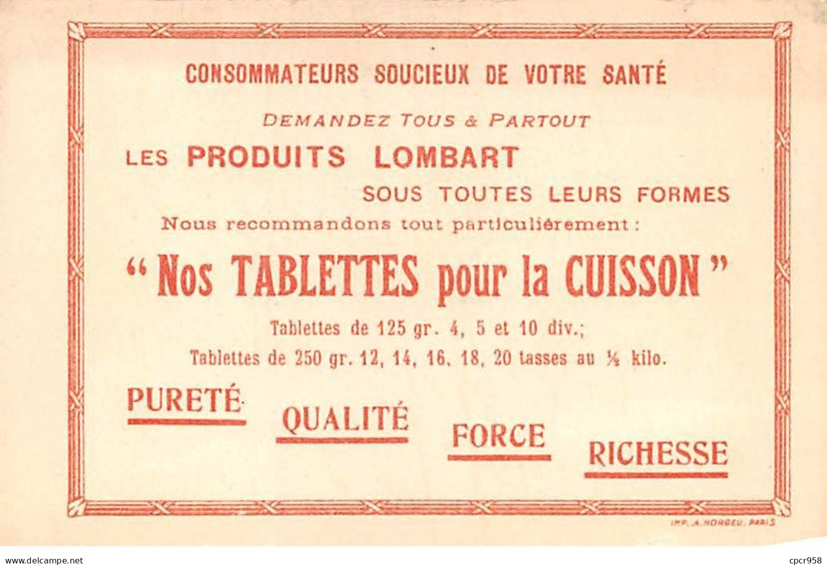CHROMOS.AM23834.7x10 Cm Env.Chocolat Lombart.Les Rois De France.Eudes.37 Ième Roi - Lombart