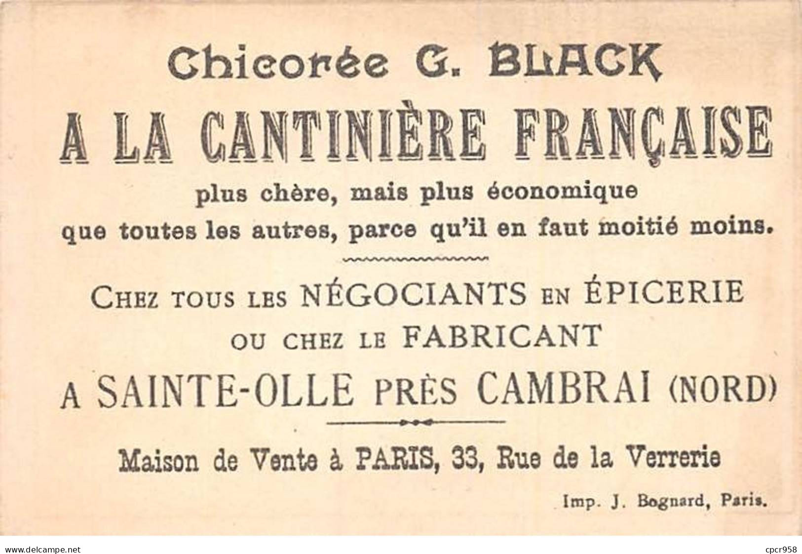CHROMOS.AM23501.7x11 Cm Env.Chicorée A La Cantinière Française.G Black.Carte Région.Gard - Tee & Kaffee