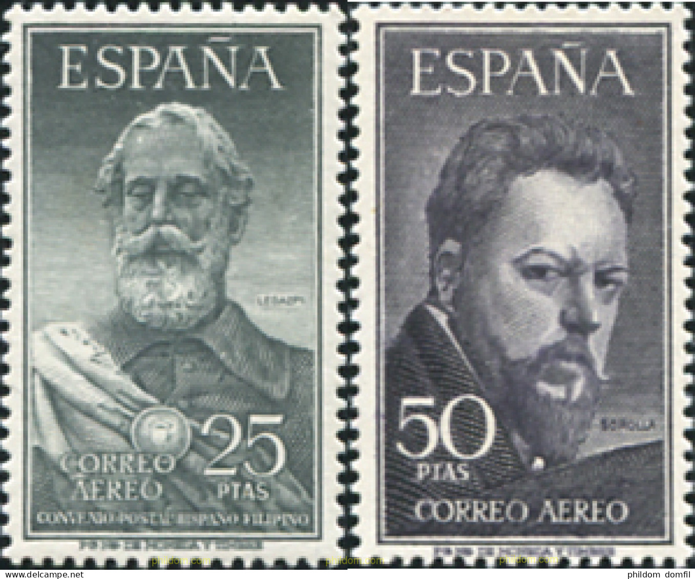 84364 MNH ESPAÑA 1953 LEGAZPI Y SOROLLA - Unused Stamps