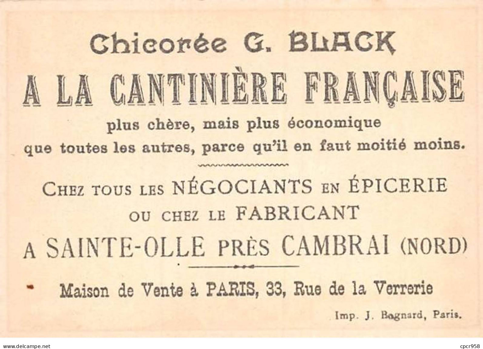 CHROMOS.AM23474.7x11 Cm Env.Chicorée A La Cantinière Française.G Black.Carte Région.Saône Et Loire - Tea & Coffee Manufacturers