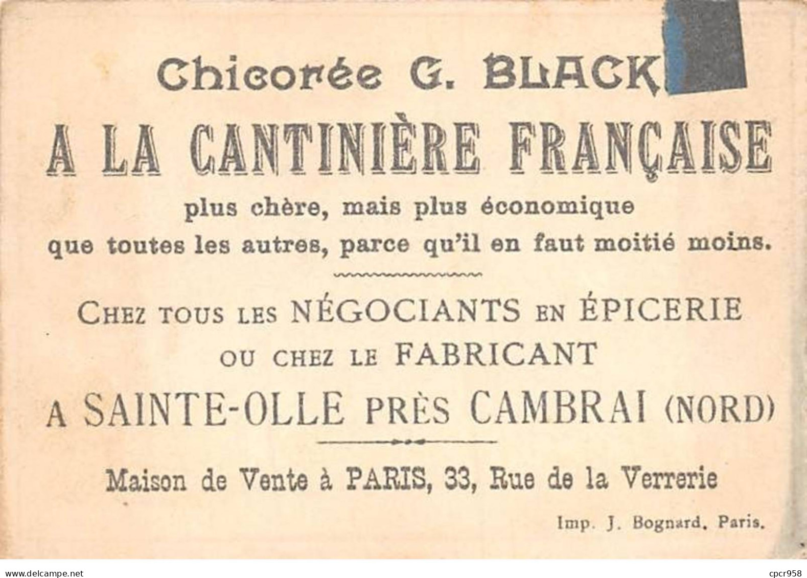 CHROMOS.AM23469.7x11 Cm Env.Chicorée A La Cantinière Française.G Black.Carte Région.Hautes Pyrénées - Tee & Kaffee