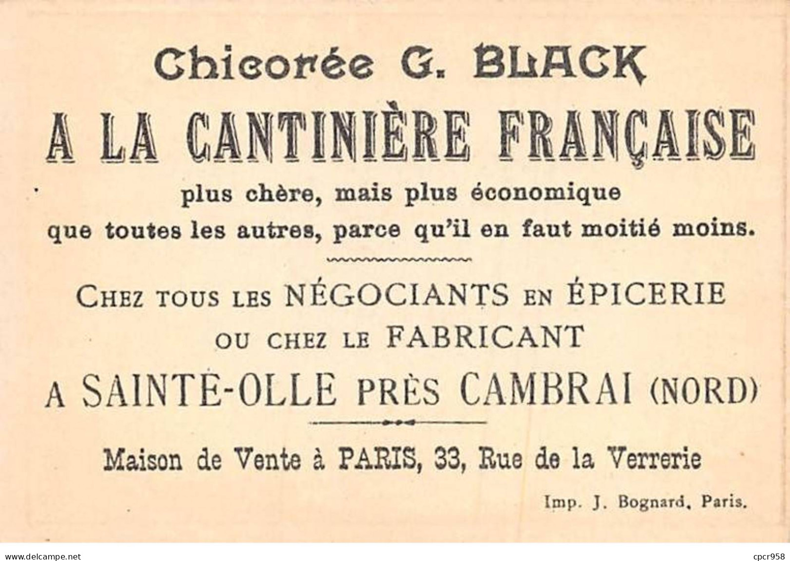 CHROMOS.AM23443.7x11 Cm Env.Chicorée A La Cantinière Française.G Black.Carte Région.Haute Saône - Tee & Kaffee