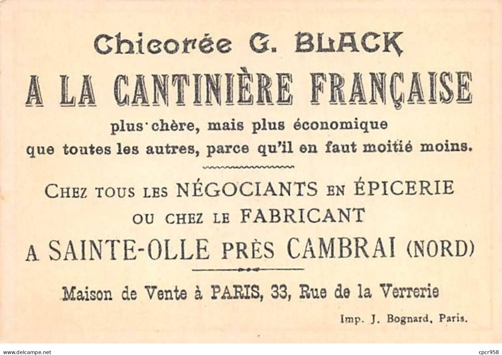 CHROMOS.AM23433.7x11 Cm Env.Chicorée A La Cantinière Française.G Black.Carte Région.Jura - Thee & Koffie