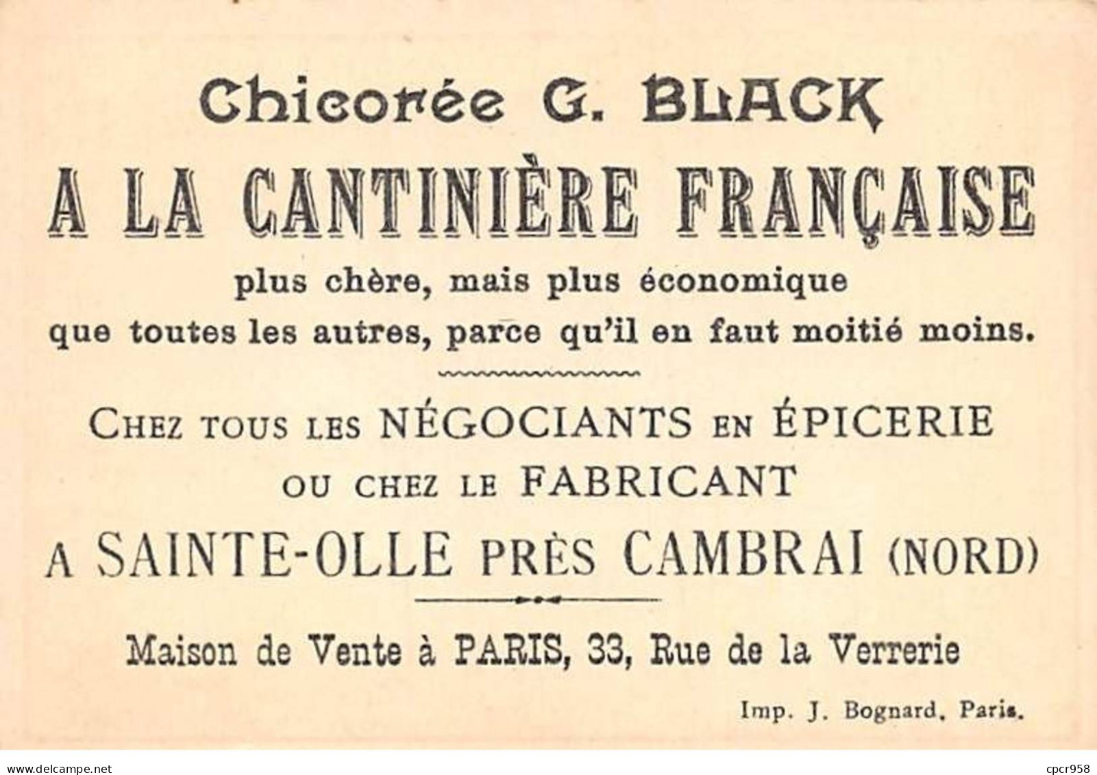 CHROMOS.AM23435.7x11 Cm Env.Chicorée A La Cantinière Française.G Black.Carte Région.Haute Marne - Tee & Kaffee