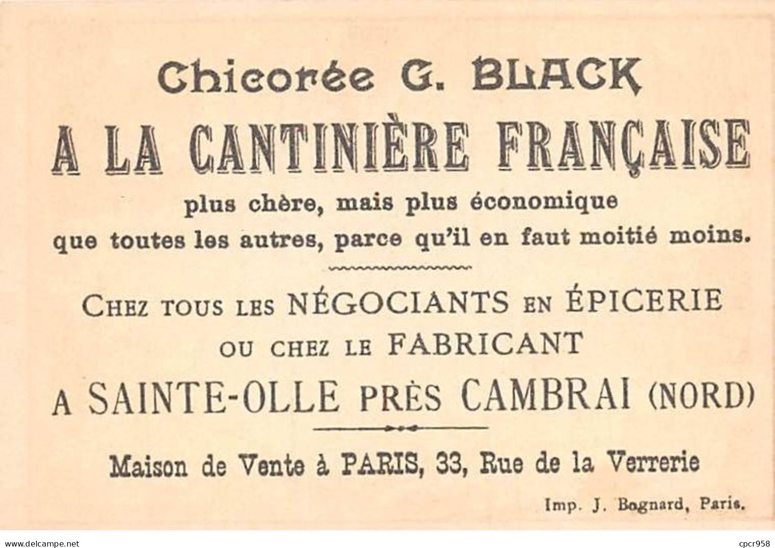 CHROMOS.AM23431.7x11 Cm Env.Chicorée A La Cantinière Française.G Black.Carte Région.Isère - Tee & Kaffee