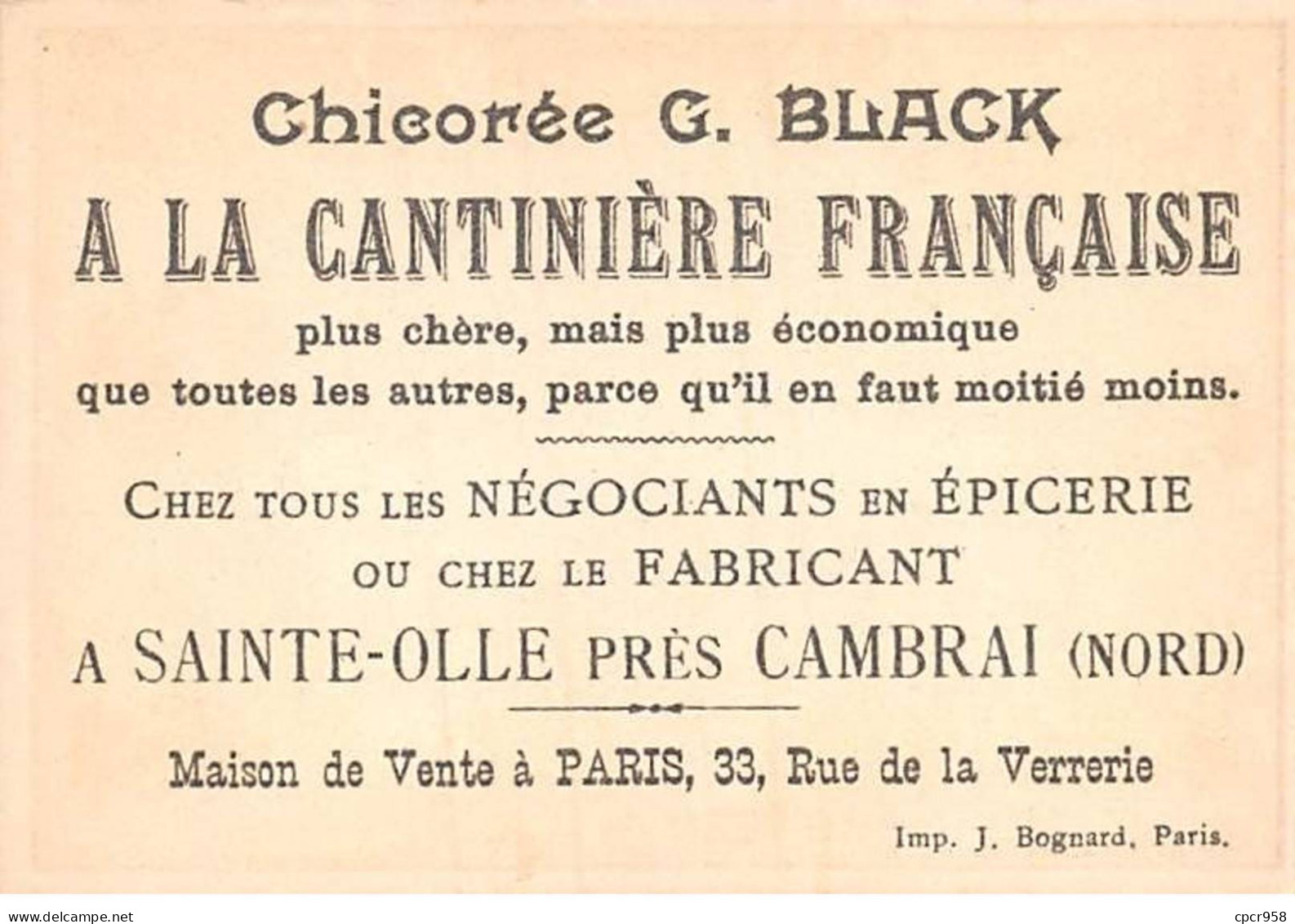 CHROMOS.AM23424.7x11 Cm Env.Chicorée A La Cantinière Française.G Black.Carte Région.Gers - Tee & Kaffee