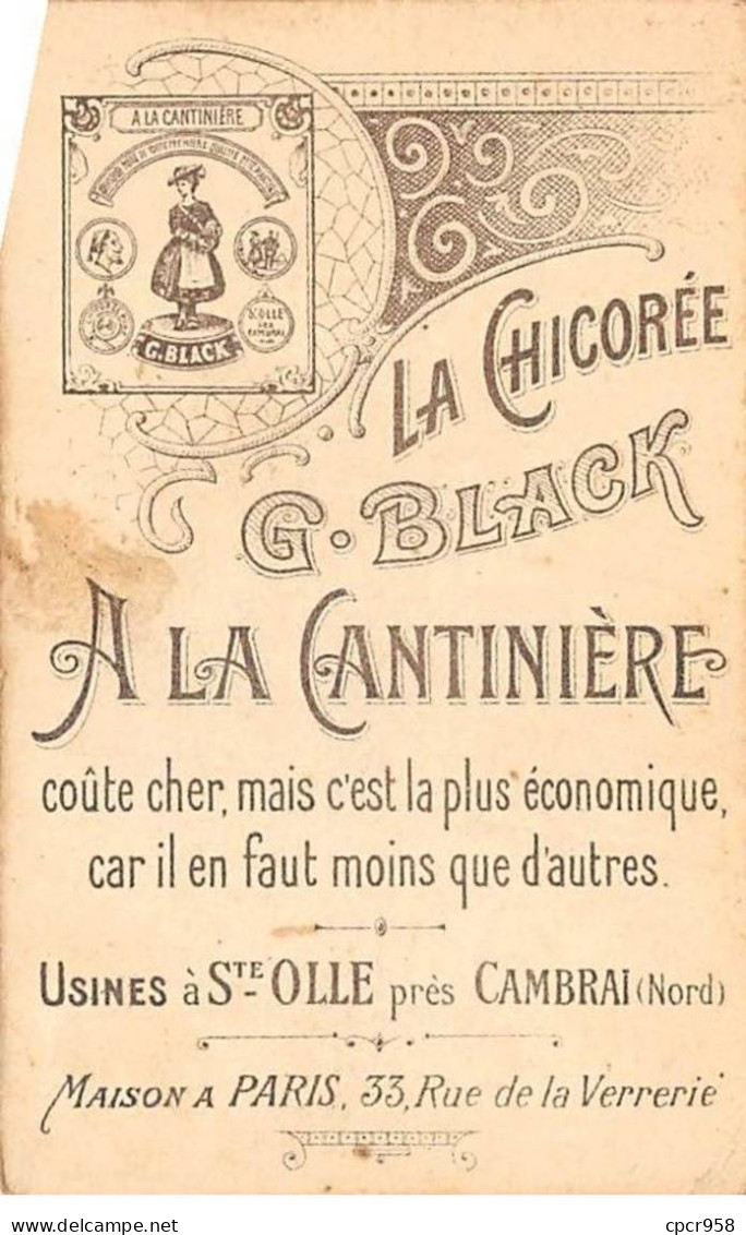 CHROMOS.AM23404.7x11 Cm Env.Chicorée A La Cantinière.G Black.Etude De Peinture En 25 Sujets.Sujet N°6.Bateau à Voile - Thee & Koffie