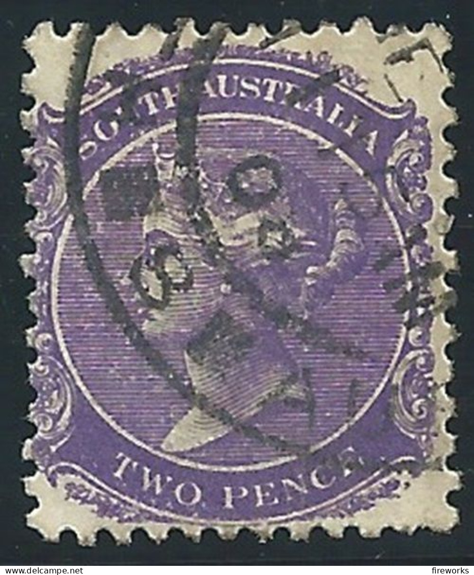 [1899] Australie - Méridionale Queen Victoria Deux Pence Oblitérés - Gebruikt