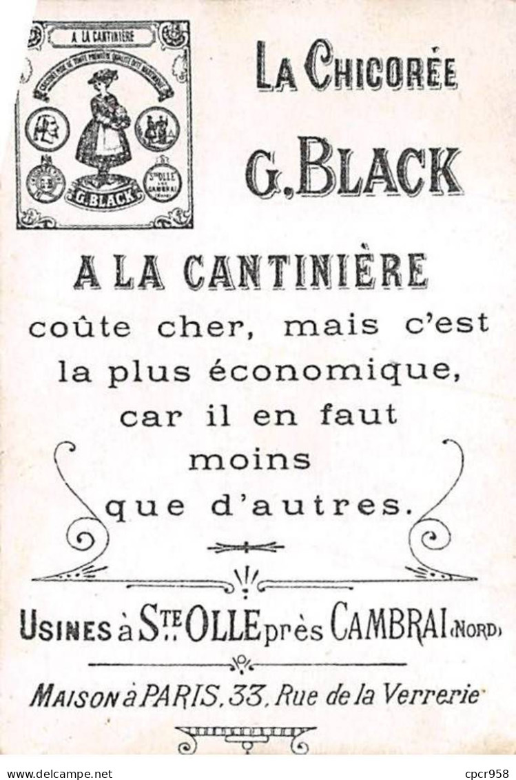 CHROMOS.AM23278.7x10 Cm Env.Chicorée G Black.A La Cantinière.N°24.La Revue Du Général - Tea & Coffee Manufacturers