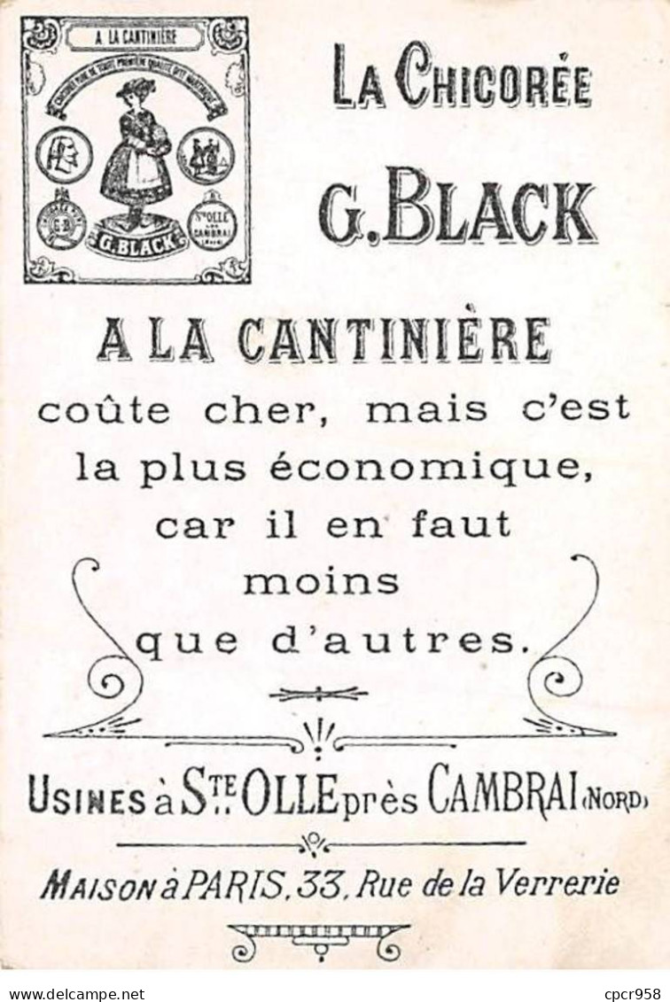 CHROMOS.AM23272.7x10 Cm Env.Chicorée G Black.A La Cantinière.N°20.La Marche Militaire - Tee & Kaffee