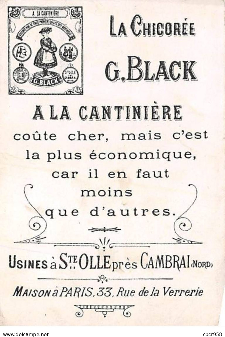 CHROMOS.AM23273.7x10 Cm Env.Chicorée G Black.A La Cantinière.N°20.La Marche Militaire - Thé & Café