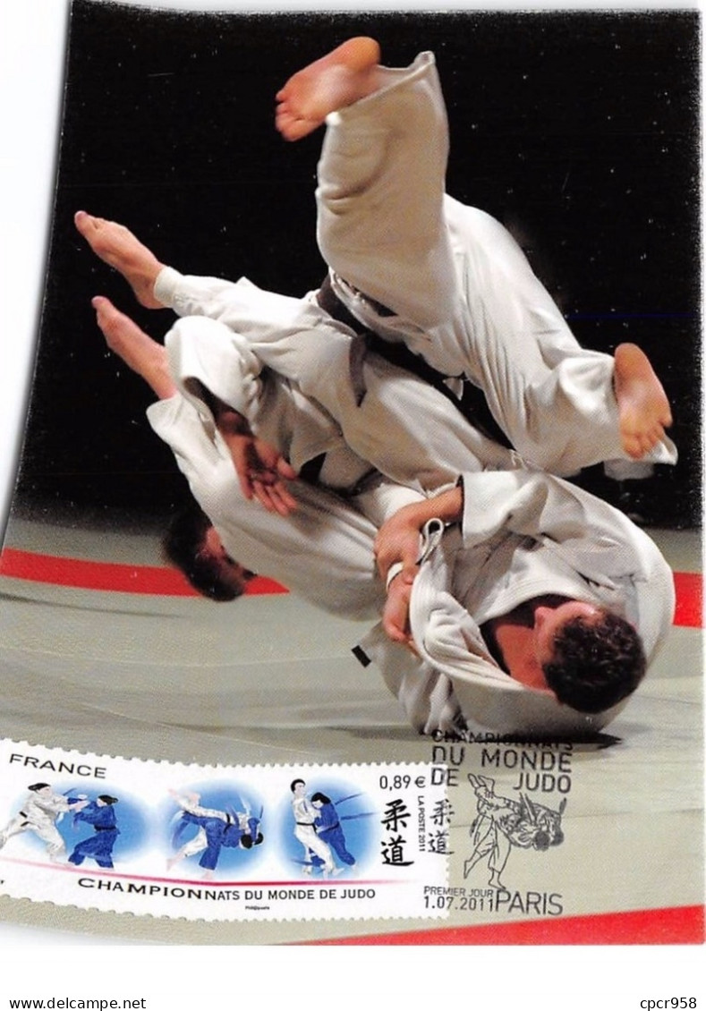 FRANCE .CARTE MAXIMUM. N°207937. 2011. Cachet Paris. Championnats Du Monde De Judo. - 2010-2019