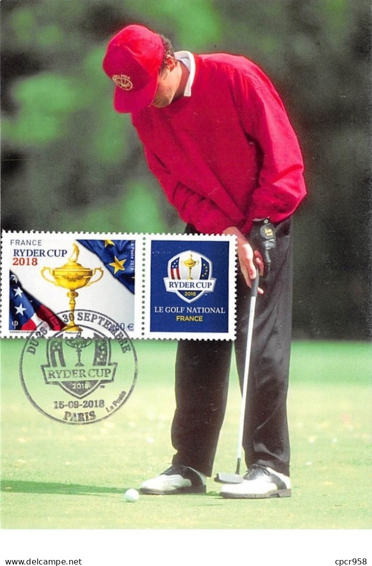 FRANCE.CARTE MAXIMUM. N°207470. 15/09/2018. Cachet Paris. Rydercup. - 2010-2019