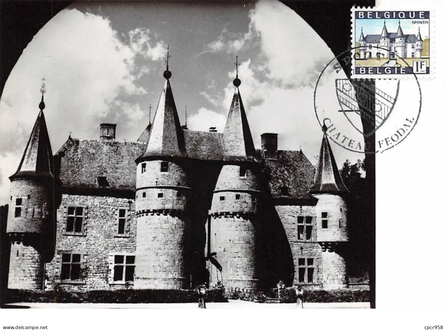 1967 .carte Maximum .belgique .102711 .chateau Feodal .cachet Spontin . - 1961-1970