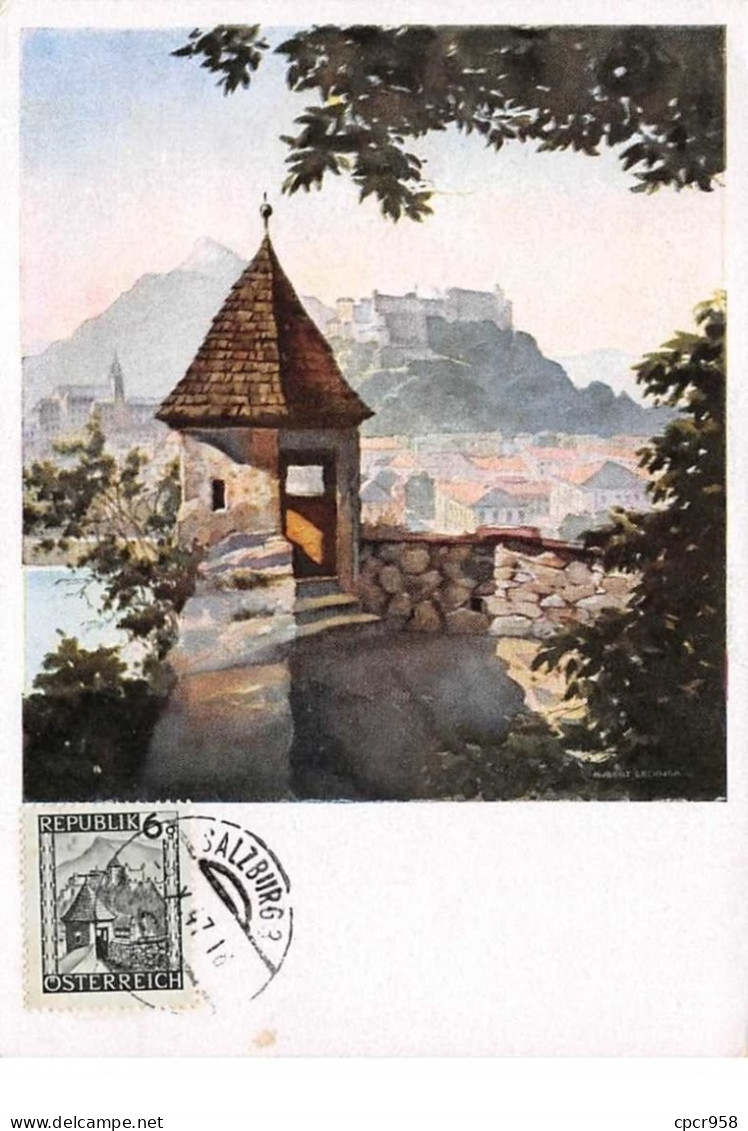 1947 .carte Maximum .autriche .102576 .salzburg Vom Imberg .cachet Salzburg . - Cartas Máxima