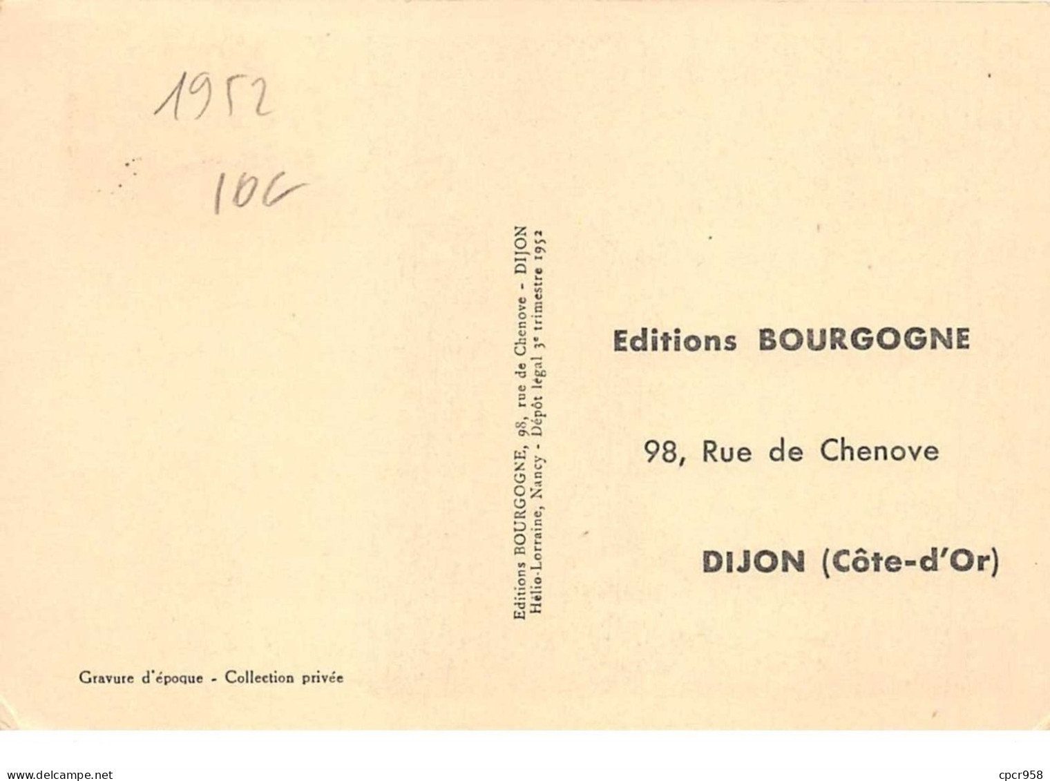 1952 .carte Maximum .france .102371 .adolphe Thiers .cachet Marseille . - 1950-1959