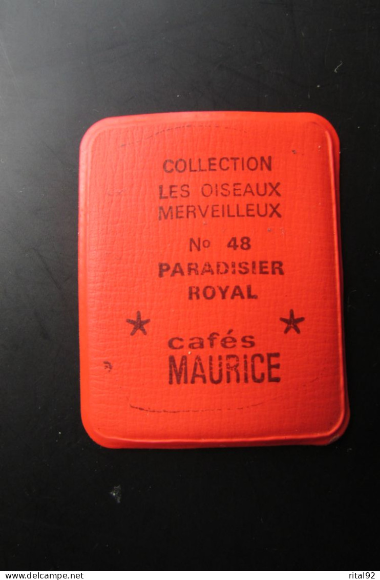 Chromo/Image Plastifié "Cafés MAURICE" - Série "Les Oiseaux Merveilleux" - Années 60/70 - Tea & Coffee Manufacturers