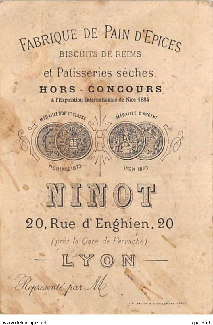 Chromos -COR12168 - Pain D'épices Ninot - Hommes - Femmes - Couronnes De Feuilles - 7x10cm Env. - Andere & Zonder Classificatie