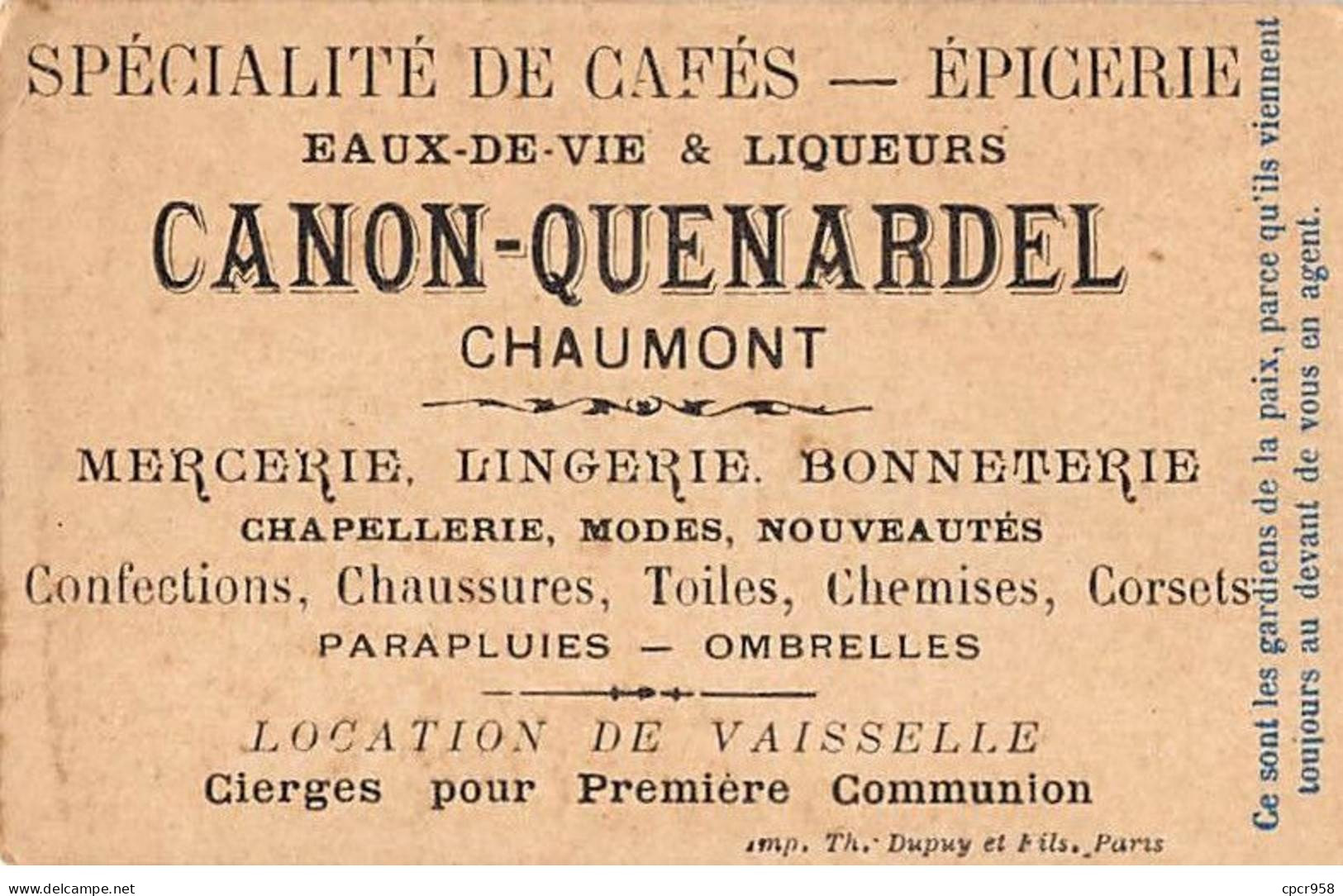 Chromos - COR10105 - Eaux-de-vie & Liqueurs -Chaumont- Quels Sont Les Plus Habiles Nageurs De France? - 6x10 Cm Environ - Tee & Kaffee