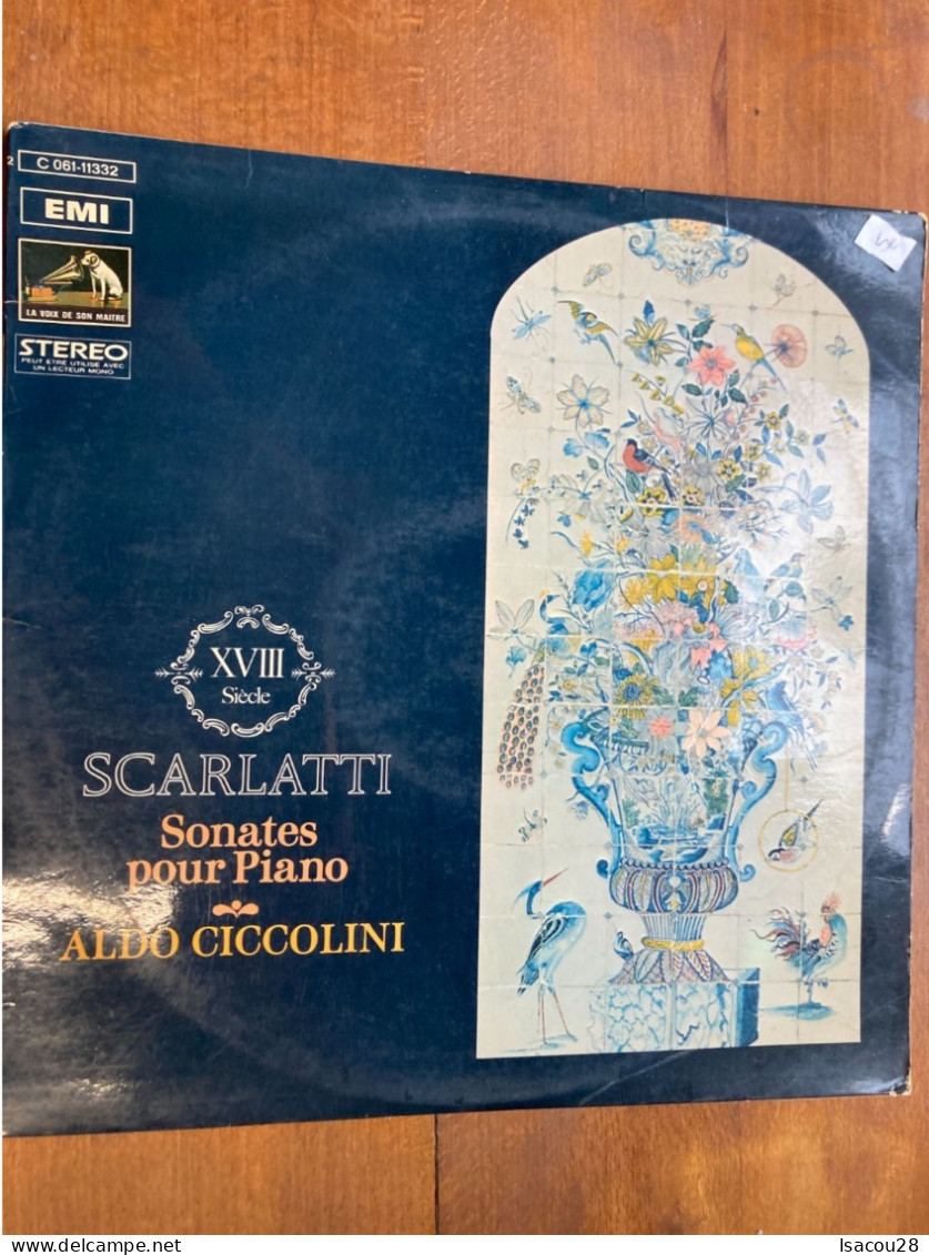 LP - 33T - XVIIIème Siècle -SONATES POUR PIANO - SCARLATTI - ALDO CICCOLINI  - VOIR POCHETTE - Classical