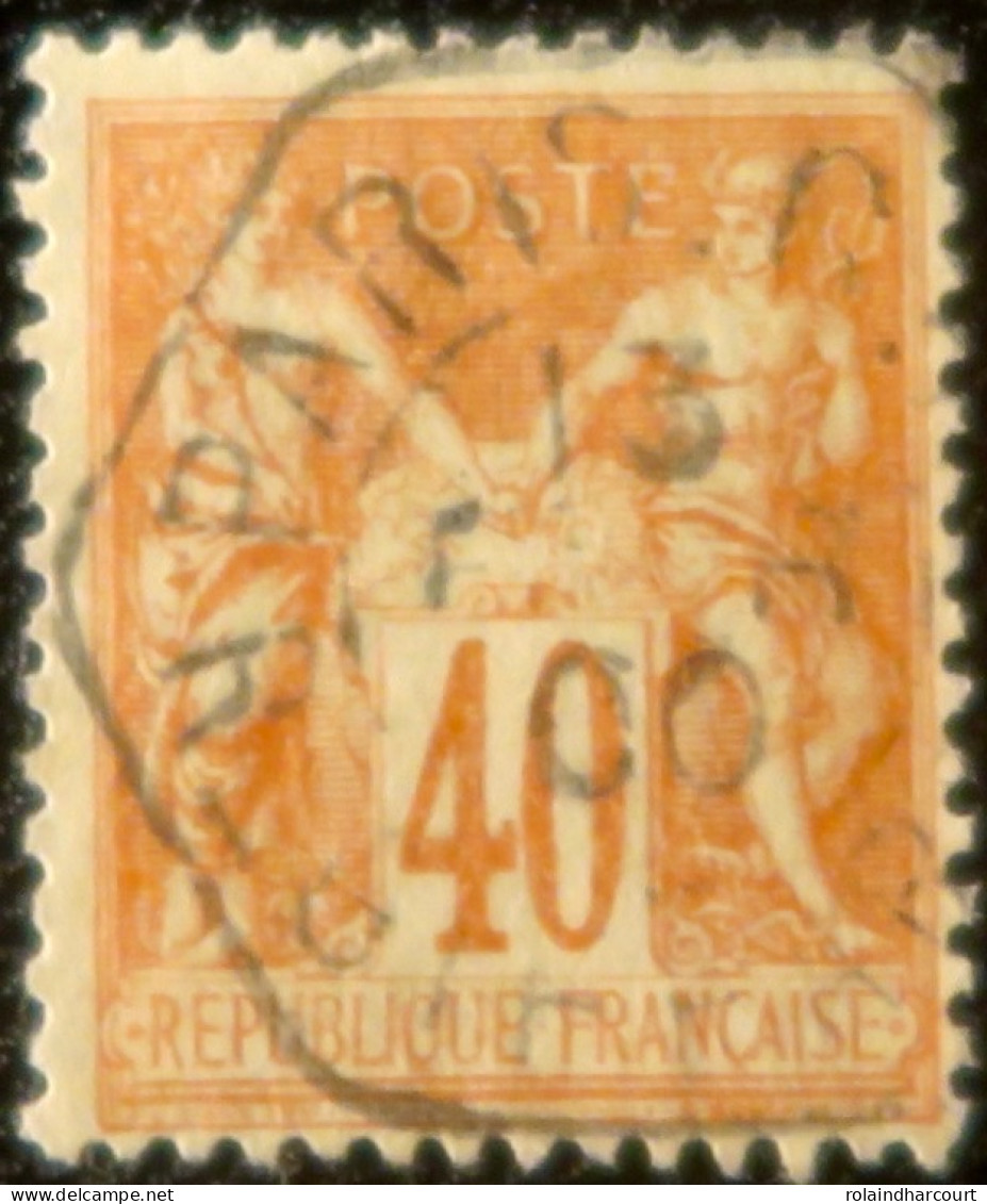 R1311/3091 - FRANCE - SAGE TYPE II N°94 >>> CACHET SPECAL De PARIS (Seine) 13 FEVRIER 1900 - 1876-1898 Sage (Type II)