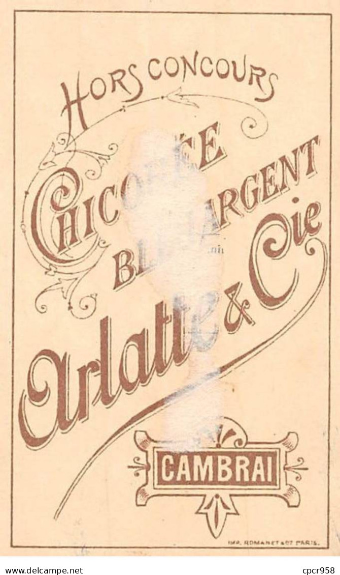 Chromos - COR14073 - Chicorée Arlatte Cambrai - Femme - Tasse - Bord De Mer - 10x6 Cm Environ - En L'état - Tea & Coffee Manufacturers