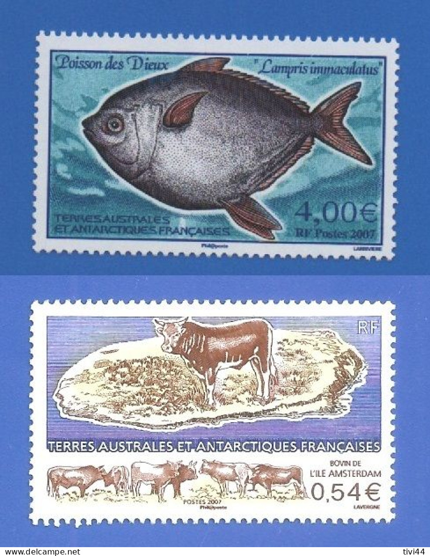 TAAF 456 + 461 NEUFS ** FAUNE - Unused Stamps