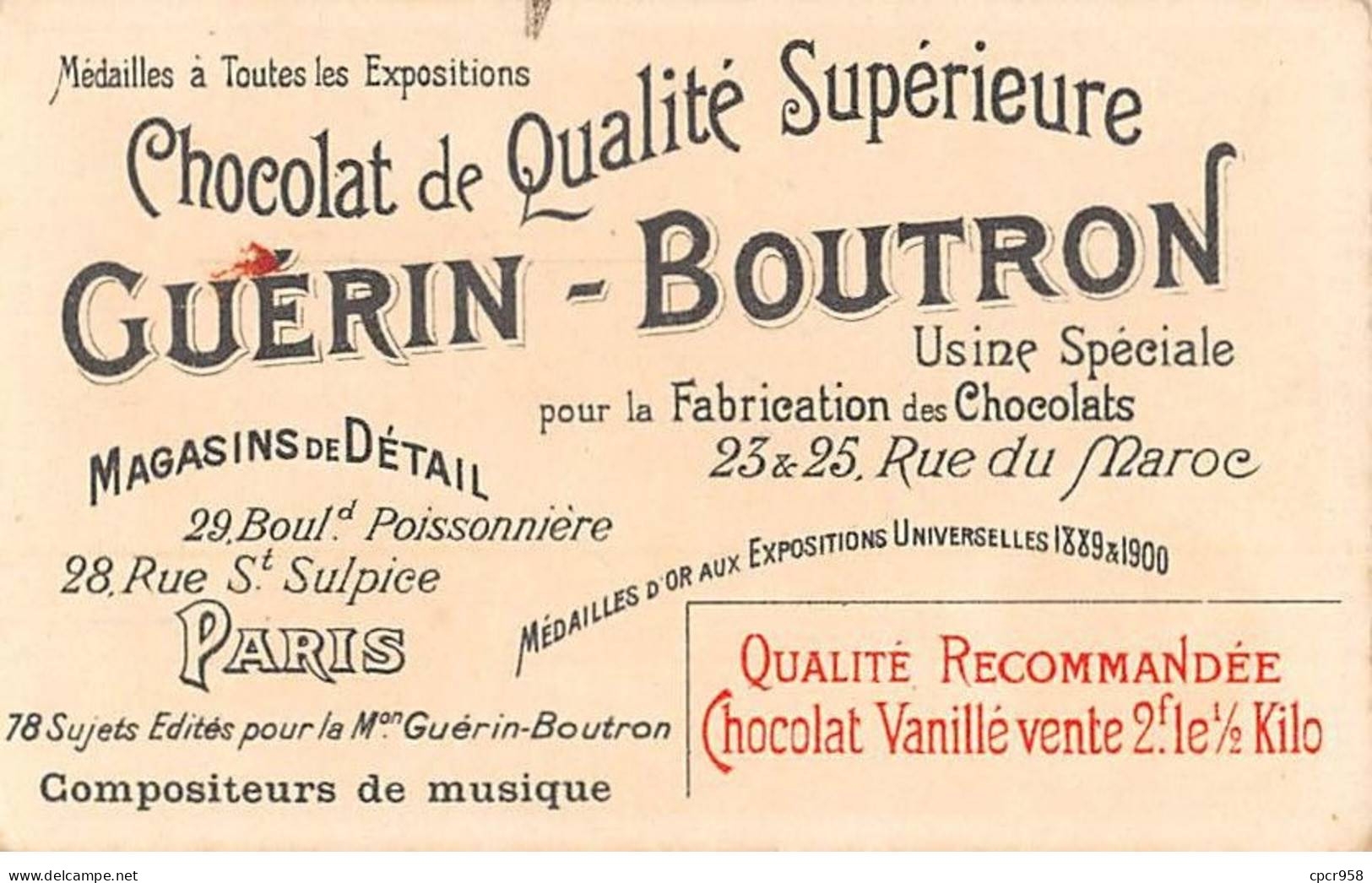 Chromos - COR14167 - Chocolat Guérin-Boutron - Maillart - Les Dragons De Villars - Homme - Femmes - 10x6 Cm Environ - Guerin Boutron