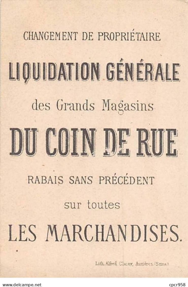 Chromos - COR14988 - Grands Magasins Du Coin De Rue - Femme - 11x7 Cm Environ - Other & Unclassified