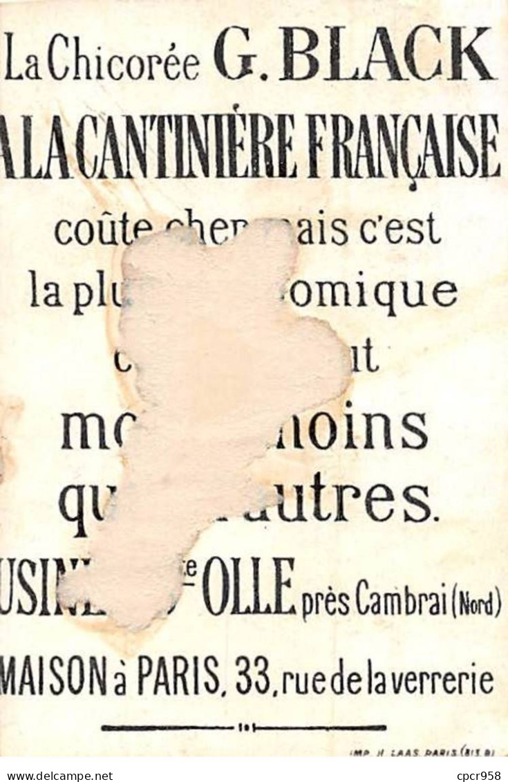 Chromos - COR13907 - Chicorée G. Black - Hommes - Soldats - Cheval - Femme - 9x6 Cm Environ - En L'état - Thé & Café