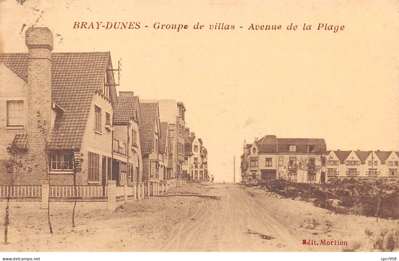 59 - BRAY DUNES - SAN47641 - Groupe De Villas - Avenue De La Plage - Bray-Dunes