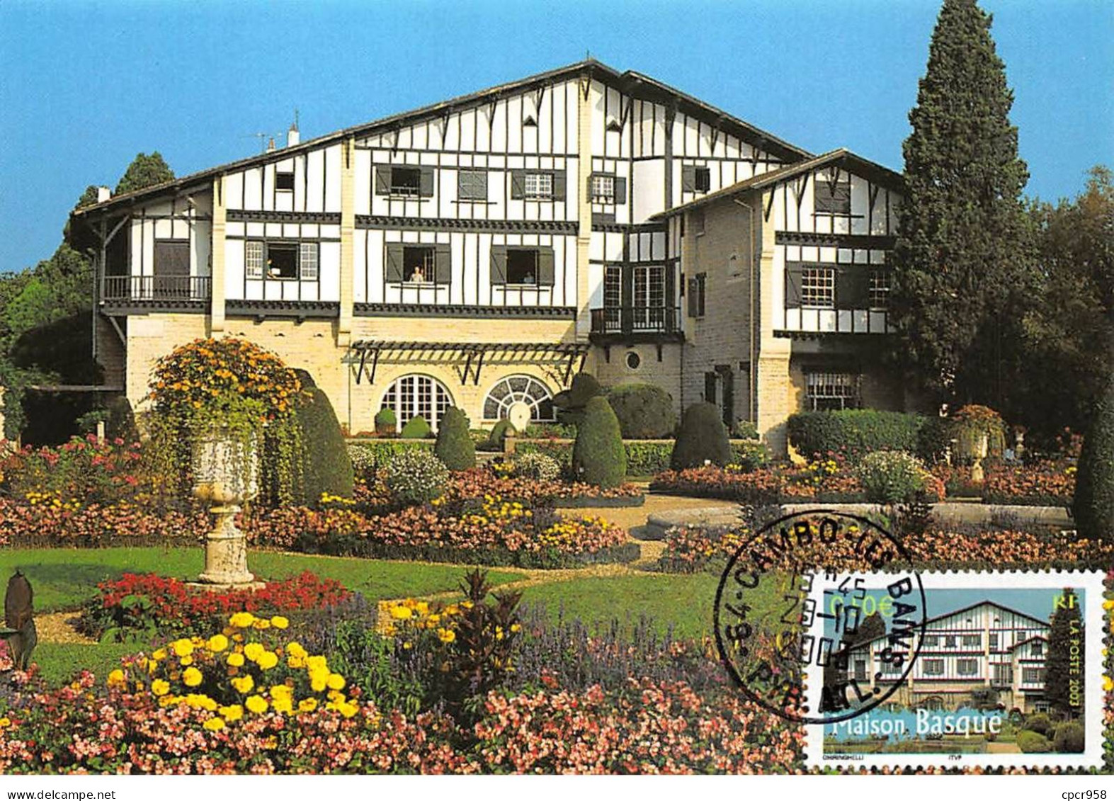 Carte Maximum - FRANCE - COR13177 - 28/10/2003 - Maison Basque - Cachet Cambo-Les-Bains - 2000-2009