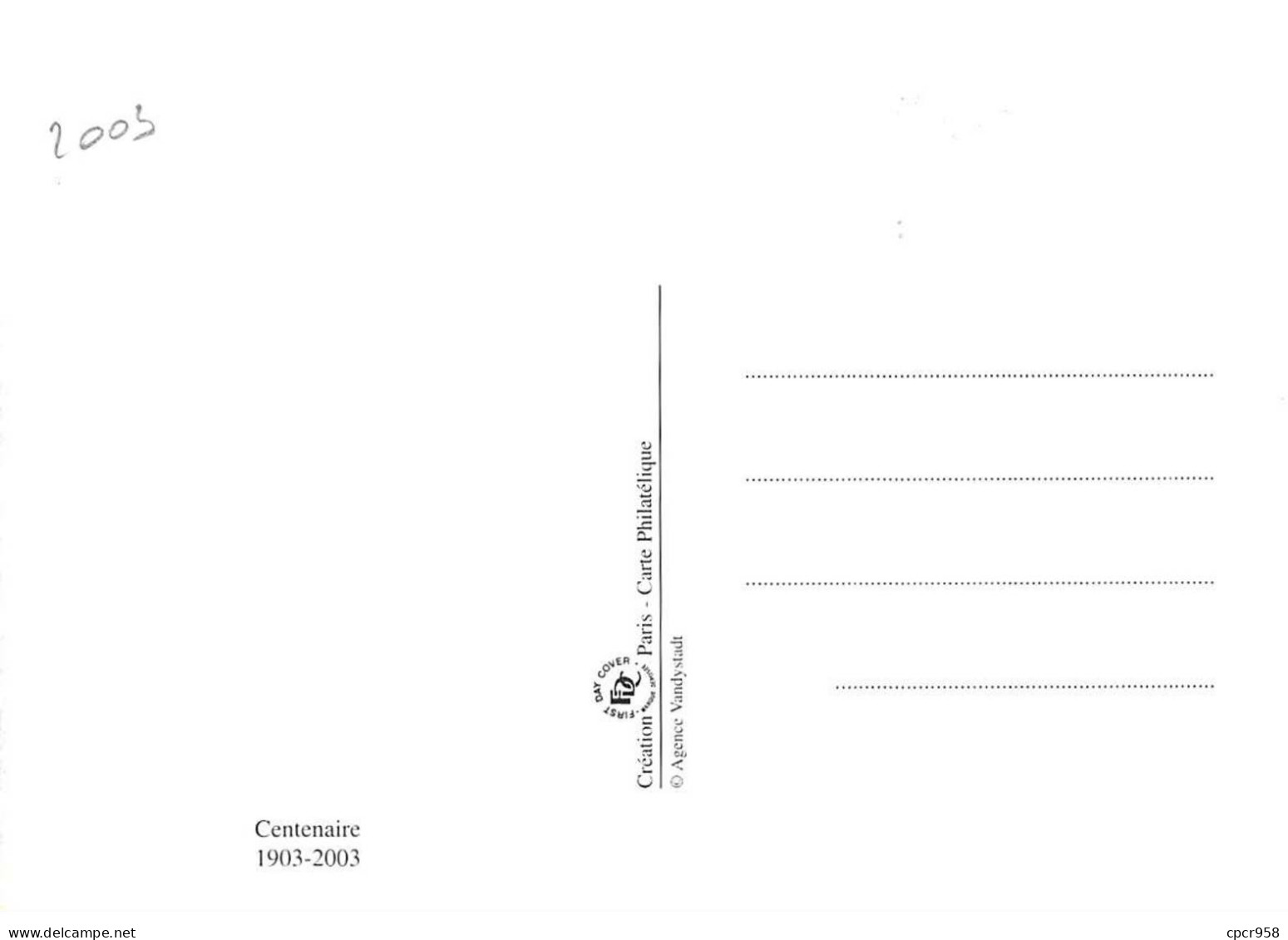 Carte Maximum - FRANCE - COR13273 - 2003 - Le Tour De France 2003 - 19eme étape - Cachet Pornic - 2000-2009