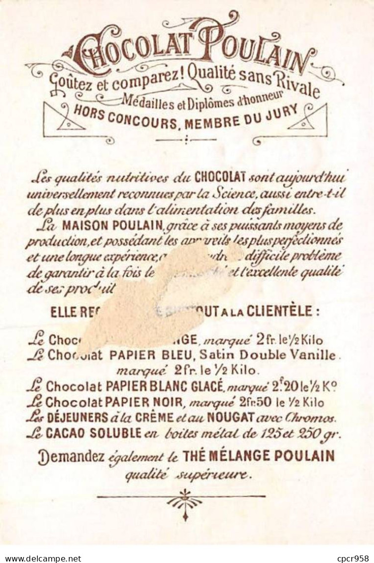 Chromos - COR14660 - Chocolat Poulain - Bohémiens - Somnambule - Hommes-Femme - 10x7 Cm Environ - En L'état - Poulain