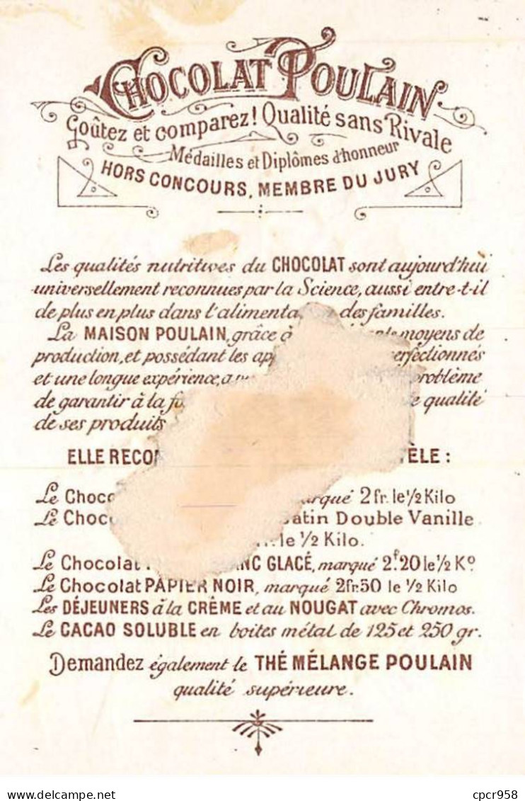 Chromos - COR14669 - Chocolat Poulain - Distraction Du Dimanche -Hommes - Matelots - 10x7 Cm Environ - En L'état - Poulain