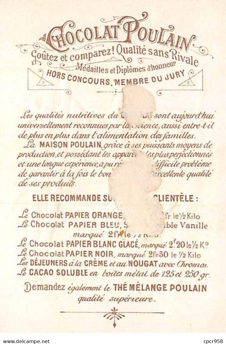 Chromos - COR14673 - Chocolat Poulain - Sur La Hune - Hommes - Matelots - Bateaux - 10x7 Cm Environ - En L'état - Poulain