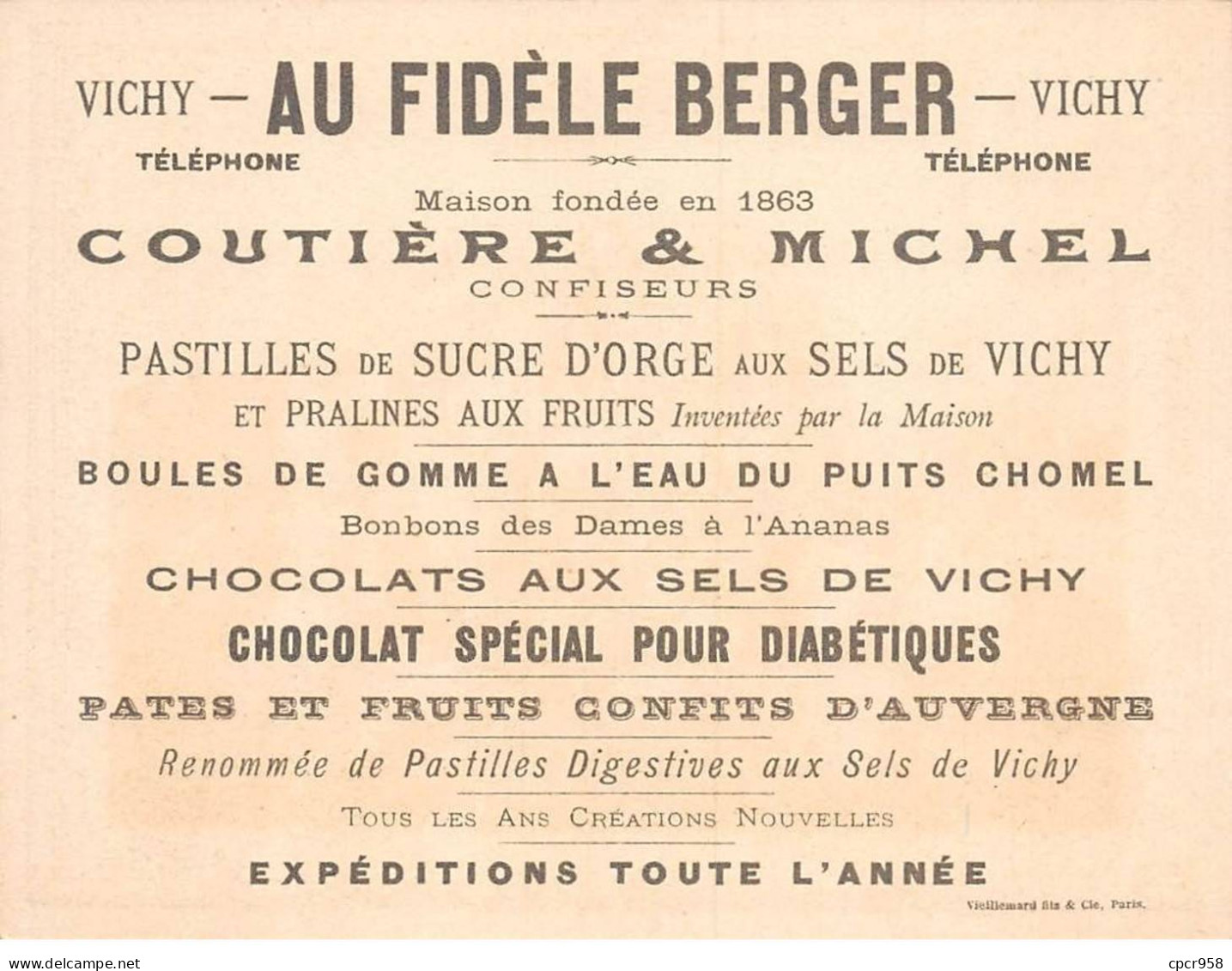 Chromos - COR14842 - Au Fidèle Berger - VILLARS A DENAIN - Soldats - 14x10 Cm Environ - Otros & Sin Clasificación