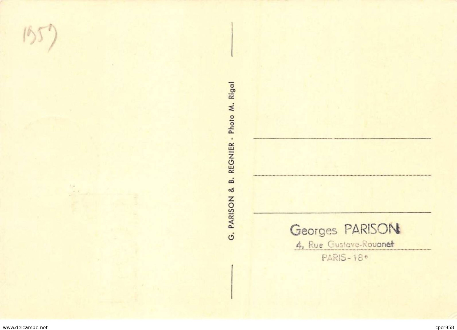 Carte Maximum - FRANCE - COR12744 - 13/06/1959 - Marie-François-Bichat - Cachet Thoirette - 1950-1959