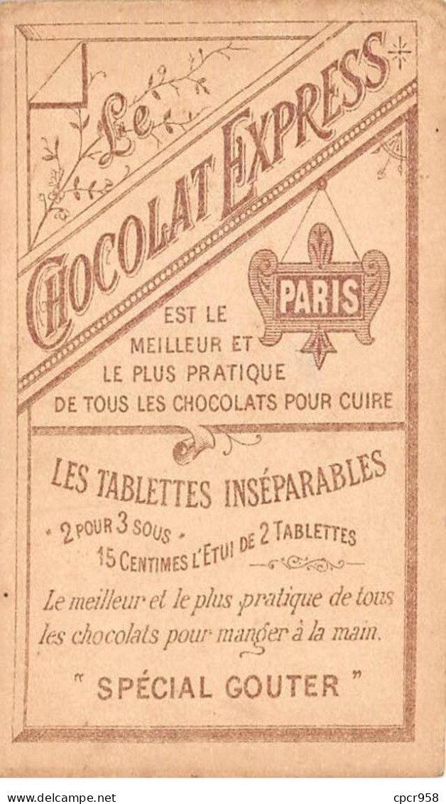 CHROMOS.AM23580.7x11 Cm Env.Chocolat Express Grondard.Recette Croquante.la Consigne Avant Tout.Danseuses - Andere & Zonder Classificatie