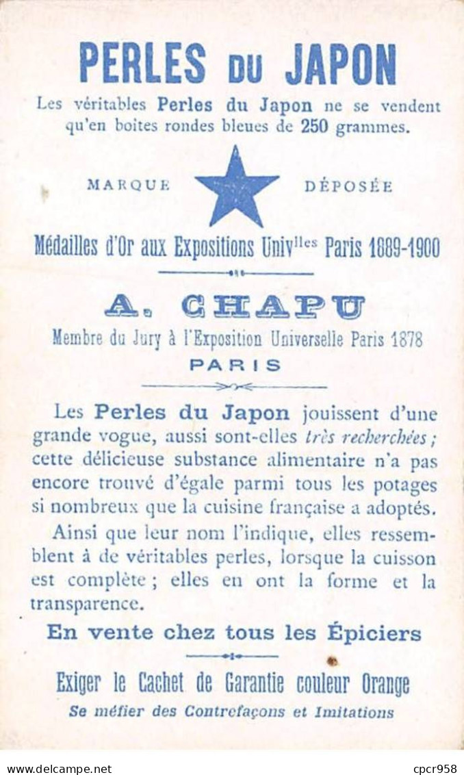 CHROMOS.AM23574.7x11 Cm Env.Perle Du Japon.Potage.A Chapu.Chateau De Chinon (Indre Et Loire) - Other & Unclassified