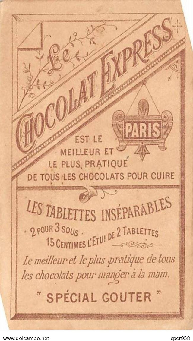 CHROMOS.AM23581.7x11 Cm Env.Chocolat Express Grondard.Recette Confiture De Lait.une Heureuse Nichée.Bébé.Chien - Other & Unclassified